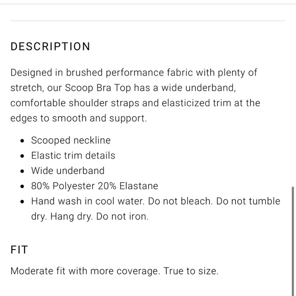 WeWoreWhat scoop bra top - Sapphire - Picture 2 of 2